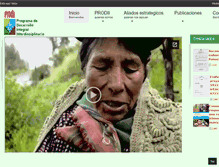 Tablet Screenshot of prodii.org
